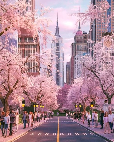 Pink New York, Bmw Cars, American Dream, Pretty Places, Travel Life, Carolina Herrera, Empire State, Empire State Building, Luxury Travel