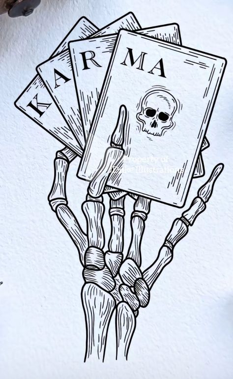 Arlo Tattoo, Scary Tattoos, Hippie Painting, Tattoo Style Drawings, Tattoo Design Book, Tattoo Art Drawings, Skeleton Hand, Tattoo Design Drawings, Creative Tattoos