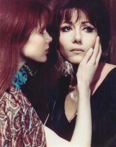 Ephemera from the Hammer Films' Lesbian Vampire Karnstein Trilogy - Flashbak Vampire Lovers 1970, The Vampire Lovers, Lesbian Vampire, Ingrid Pitt, Madeline Smith, Vampire Lovers, Hammer Horror Films, Hammer Horror, Female Vampire