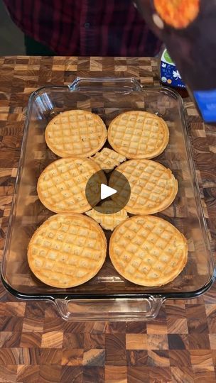 51K views · 1.1K reactions | EGGO Waffle Breakfast Casserole 🧇 | EGGO Waffle Breakfast Casserole 🧇 | By Food Pop | Facebook Eggo Waffle Casserole, Breakfast Casserole With Waffles, Frozen Waffle Casserole, Eggo Waffle Breakfast Casserole, Waffle Casserole Breakfast, Eggo Waffle Ideas, Eggo Waffle Recipe, Waffle Breakfast Casserole, Waffle Casserole