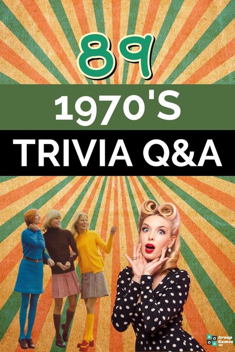 89 Best 1970’s Trivia Questions and Answers 70s Makeup Hippie, 70s Makeup Hippie 1970s, 70 Hairstyles 1970s, Fun Trivia Questions And Answers, Makeup Hippie, Hairstyles 1970s, Music Trivia Questions, 70s Themed Birthday Party, Family Christmas Party Games