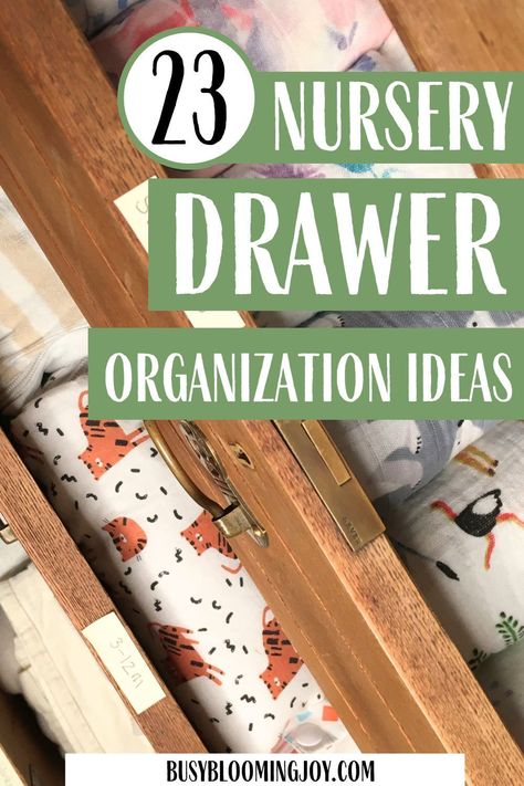 Learn how to organize the baby dresser with these Nursery drawer organization ideas. A guide to organizing the nursery dresser using baskets, storage bins, labels etc to keep baby clothes & other baby necessities, like diapers, creams & baby toys, tidy. Nursery dresser organization tips inc how to store baby clothes by size. Baby dresser organization ideas for small dressers, the best DIY nursery organization ideas for baby stuff. Baby life hacks first-time mom preparing for baby, nursery hacks Deep Dresser Drawer Organization, How To Organize Baby Clothes In Dresser, Baby Drawer Organization, Small Dressers, Drawer Organization Ideas, Organize Baby Clothes, Nursery Drawer Organization, Baby Dresser Organization, Nursery Organization Diy