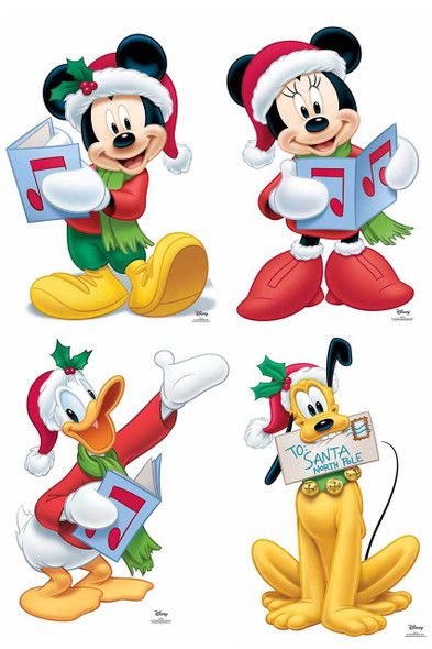 Natal Do Mickey Mouse, Donald Duck Christmas, Disney Characters Christmas, Disney Christmas Decorations, Minnie Mouse Christmas, Christmas Yard Art, Mickey Christmas, Mickey Mouse Christmas, Friends Christmas