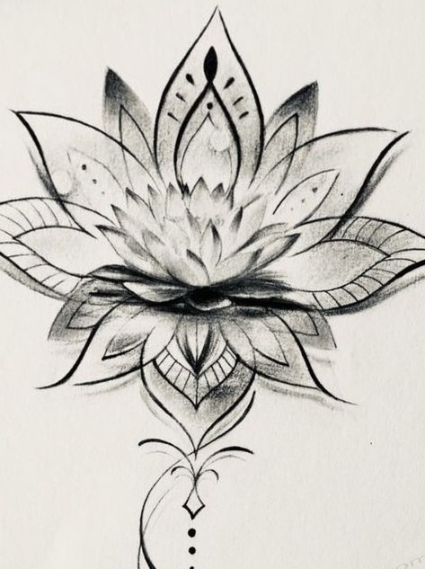 Moon And Lotus Tattoo, Forearm Band Tattoos, New Tattoo Designs, Pretty Tattoos For Women, Lotus Tattoo, Band Tattoo, Feminine Tattoos, Pretty Tattoos, Moon Tattoo