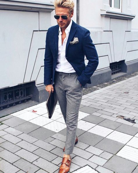 Outfits Quotes, Blazer Outfits Men, Casual Chic Summer, Mens Fashion Blazer, Mens Fashion Smart, Blazer Outfit, Hipster Mens Fashion, Elegant Man, Fall Outfits For Work