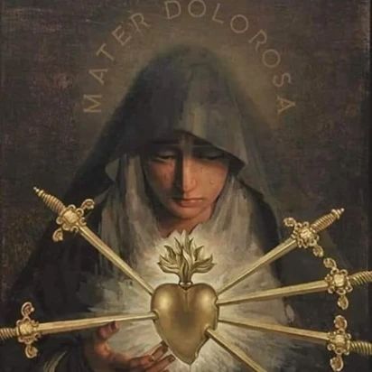 The Chaplet of Seven Sorrows | Plot Line and Sinker (Ellen Gable, Author) Dark Catholicism, Catholic Guilt, 7 Sorrows Of Mary, Spanish Gothic, Icon Corner, Holy Hour, Jesus In The Temple, St Bridget, Mary Art