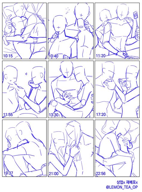 الفن الرقمي, Drawing Body Poses, Draw People, Couple Poses Reference, Different Poses, Anatomy Poses, Body Reference Drawing, Body Pose Drawing, Poses References