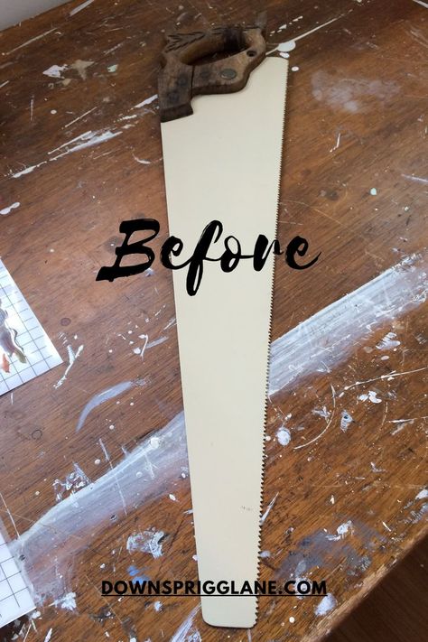 Have an old saw? Repurpose it! Repurpose Old Hand Saws, Old Hand Saws Repurposed, Repurposed Saw Blades Ideas, Vintage Saw Ideas, Saw Crafts Ideas, Repurposed Hand Saw, Hand Saw Decor Diy Projects, Hand Saws Decor Rustic, Painting On Old Hand Saws