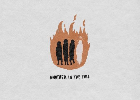 Another In The Fire, Fire Illustration, Biblical Tattoos, Christian Illustration, Christian Graphics, Art To Draw, Bible Illustrations, Ayat Alkitab, Jesus Wallpaper