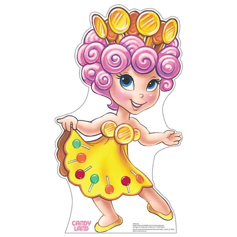 PRINCESS LOLLY Candyland Princess Lolly, Candy Land Gingerbread Man, Original Candy Land Characters, Candy Land Characters Printables, Princess Lolly Candyland, Candyland Room Transformation, Candyland Characters, Candy Land Characters, Princess Lolly