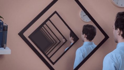 New party member! Tags: infinity short film paul trillo infinite zoom a truncated story of infinity infinite mirrors Infinite Mirror, Trippy Gif, Infinity Mirror, In Gif, Mirror Effect, Video Ideas, Passion Project, Cameras And Accessories, Fantastic Art