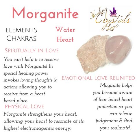 Morganite Morganite Properties, Morganite Meaning, Merlinite Crystal Meaning, Muscovite Mica Crystal Meaning, Rhodochrosite Crystal Meaning, Crystal Guide, Crystals Healing Properties, Spiritual Crystals, Crystal Therapy