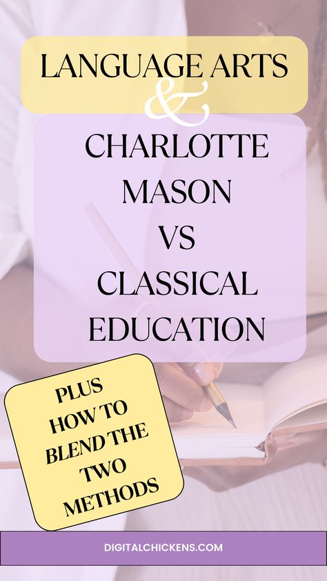 Language arts and charlotte mason vs classical education. plus how to blend the two methods. Homeschool Library, Classical School, Homeschool Coop, Charlotte Mason Curriculum, Classical Homeschool, Homeschool Books, Classical Education, Language Art, Charlotte Mason