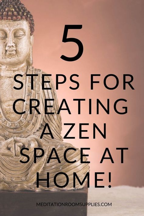 How to use zen decor ideas to feel peaceful at home. Learn how to choose the perfect colors, furniture, home accents and more to create a serene bedroom and living room. home decor, zen decorating ideas, bedroom decor ideas, living room decor ideas, zen den. Zen Decorating Ideas, Small Meditation Room, Yoga Bedroom, Zen Meditation Room, Boho Living Room Decor Ideas, Meditation Room Design, Zen Room Decor, Zen Living Room, Zen Corner