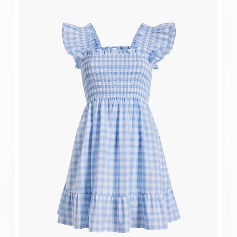 Nwt Hill House Home Nap Dress Gingham Cher Dress, Light Blue Gingham, Blue Gingham Dress, Hill House Home, Nap Dress, Blue Plaid Dress, Blue And White Gingham, Dress Light Blue, House Dresses