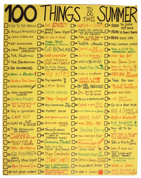 Creativity To-Do List for the Summer Summer To Do List, 100 Things To Do, Things To Do When Bored, Summertime Fun, List Ideas, Summer Bucket Lists, Summer Bucket, Life Tips, Summer Activities