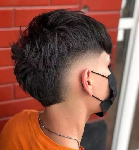 Burst Fade: Everything You Should Know About this Style Fade Mullet Haircut, Fohawk Haircut Fade, Burst Fade Mullet, Fohawk Haircut, Fade Mullet, Mullet Fade, Best Fade Haircuts, Straight Bob Haircut, Short Fade Haircut