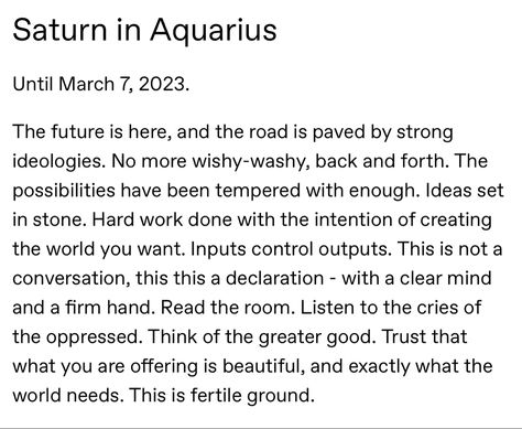 Aquarius Saturn, Astro Chart, Saturn In Aquarius, Saturn Sign, Saturn Return, Astrology Aquarius, Learn Astrology, Zodiac Stuff, Clear Mind