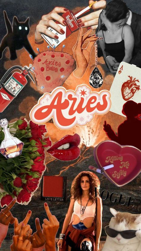 #aries #astrology #astrocollage #collage Aries Collage, Aries Wallpaper, Aries Aesthetic, Aries Astrology, Aries Zodiac, Aesthetic Backgrounds, Content Creation, Aesthetic Art, Art Inspo