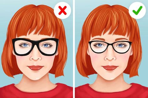 How to Choose Glasses for Your Face Shape Boho Glasses Frames, Pretty Glasses For Women, Cute Glass Frames, Glasses For Pear Shaped Face, Glasses Frames For Women Long Face, Best Glasses For Oval Face Shape, Glasses For Long Faces Woman, Glasses For Redheads, Which Glasses Fit Your Face Shape