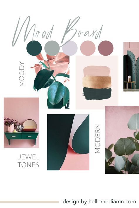 Mood Board For Website, Brand Mood Board Inspiration Color Palettes, Brand Color Pallete Mood Boards, Mood Board Product Design, Jewel Tones Branding, Emerald Mood Board, Jewel Tone Branding Board, Brand Colors Mood Boards, Boutique Color Scheme Ideas