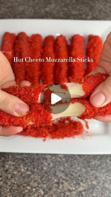 @yare.dream on Instagram: "Hot cheeto mozzarella sticks. #hotcheetos #hotcheeto #hotcheetomozzarellastick #mozzarellasticks #fyp #fy #foryoupage #parati #recetas #recipes #cocinando #cocina #cookwithme #cooking #appitizer #antojo #craving #foodie #CapCut #comparte #share #cheesepuff #chefyarely #yaredream" Hot Cheetos Cheese Sticks, Hot Cheetos Mozzarella Sticks, Cheeto Mozzarella Sticks, Hot Cheeto Mozzarella Sticks, Cheetos Recipe, Cheetos Cheese, Jere Klein, Mozzarella Sticks Recipe, String Cheese