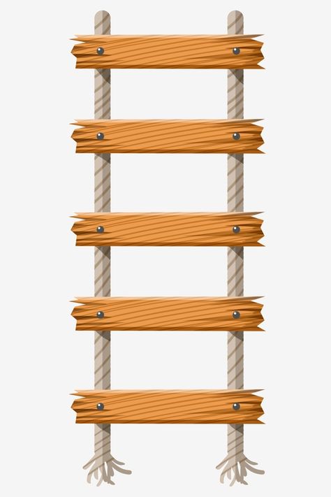 wood ladder illustration, creative rope ladder illustration, wood foot pedal, beautiful ladder, hanging ladder, cartoon wood rope ladder Ladder Illustration, Ladder Tattoo, Ladder Decoration, Hand Washing Poster, Hanging Ladder, Castle Backdrop, Paint Font, Decoration Illustration, Hot Wheels Garage