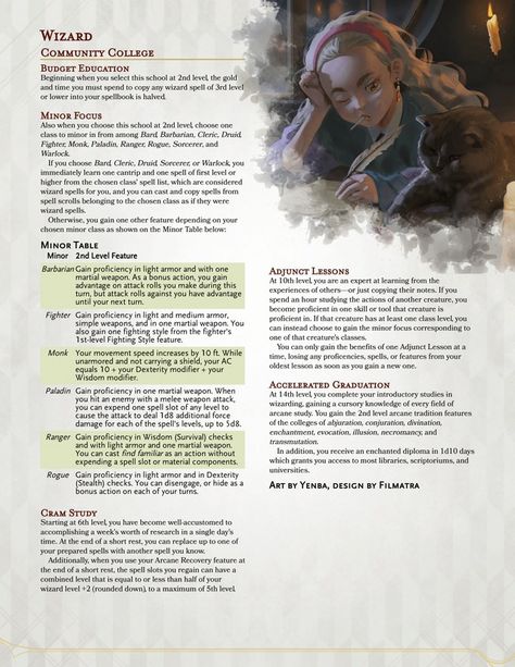 Wizard Subclass Homebrew, Dnd 5e Homebrew Subclasses Wizard, Dnd Wizard, D D Races, D D Classes, Dnd Classes, D D Character Ideas, Dnd Races, Dungeon Master's Guide