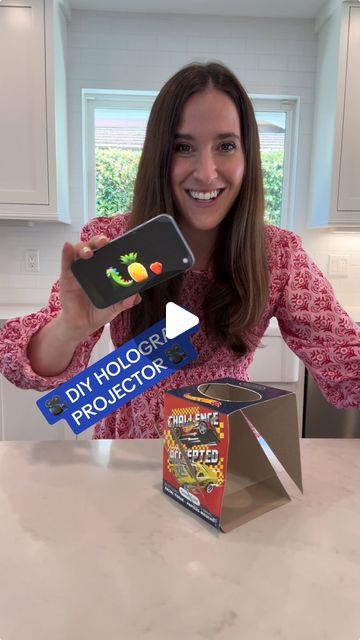 Kate Bast | The Bast Family on Instagram: "Need an easy activity this week? Try this! 📽️ DIY HOLOGRAM PROJECTOR 📽️

Close adult supervision is always required when doing the activities and hacks on our profile.

#easykidactivities #easytoddleractivity #momhack #diyplay #momsofinstagram #parentsofinstagram" Diy Hologram, Easy Kid Activities, Easy Toddler Activities, Easy Activities, Mom Hacks, Projector, Crafts For Kids, Parenting, On Instagram