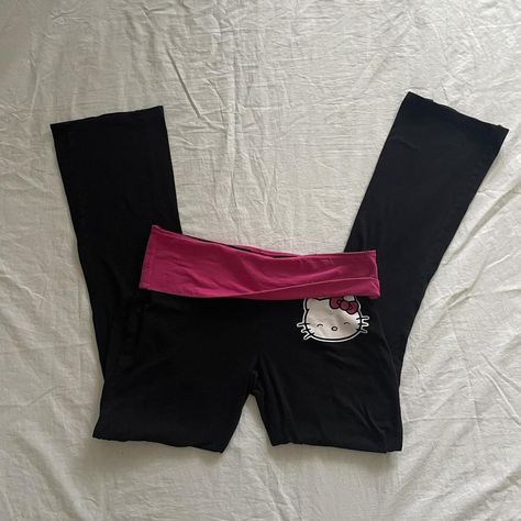 I might be biased but you should probably buy this on Depop 👍 https://depop.app.link/kKXO4oG8rzb Pink Flare Yoga Pants Outfit, Emo Pants, Depop Clothes, Grunge Mcbling, Mcbling Fashion, Good Clothes, Trashy Outfits, 2000s Clothing, Kitty Clothes