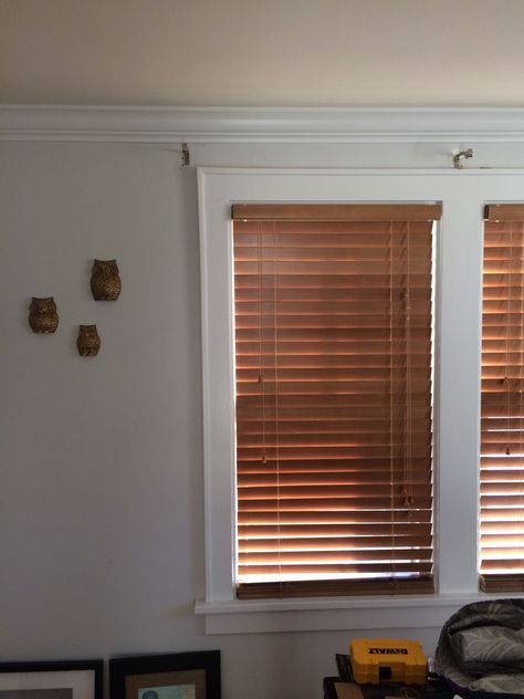 Wide Slat Wooden Blinds, Oak Wooden Blinds, Brown Wooden Blinds Living Room, Wooden Blinds Living Room Lowe's, 3” Wood Blinds, Brown Wood Blinds Black Teim On Window, Modern Blinds, Wood Blinds, Wooden Blinds