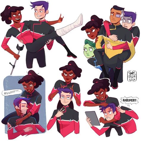 Star Trek Lower Decks Fanart Lower Decks Fanart, Star Trek Lower Decks Fanart, Star Trek Oc, Brad Boimler, Star Trek Fanart, Star Trek Lower Decks, Stark Trek, Lower Decks, Silly Doodles