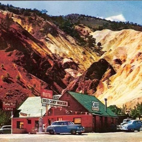 Utah's unofficial... - Big Rock Candy Mountain Resort Big Rock Candy Mountain, Candy Mountain, Big Rock, Postcards For Sale, Rock Candy, Mountain Resort, Gas Station, Get Outside, Vintage Postcards