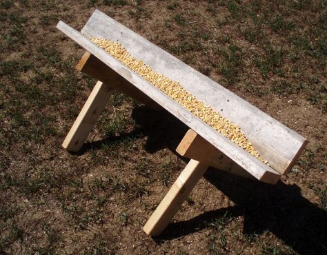 Diy Deer Feeder, Deer Feeder Plans, Deer Feeder Diy, Goat Hay Feeder, Pig Feeder, Deer Feed, Hunting Wallpaper, Goat Feeder, Deer Feeders