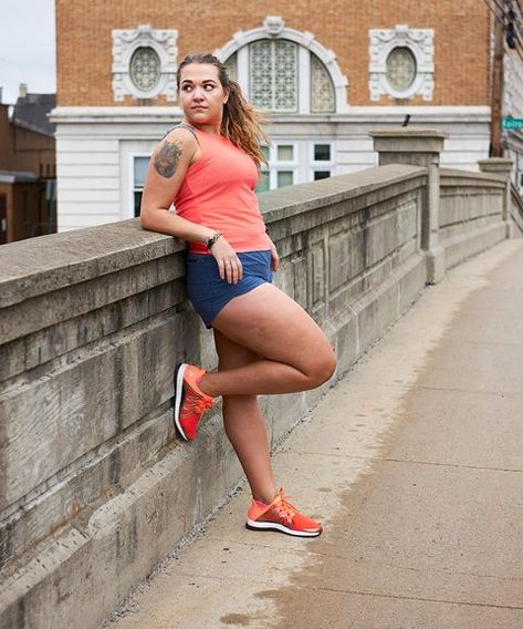 Plus Size Running, Run Outfit, Running Outfit, Runner's World, Split Legs, Runners World, Group Fitness, Tip Of The Day, Running Clothes