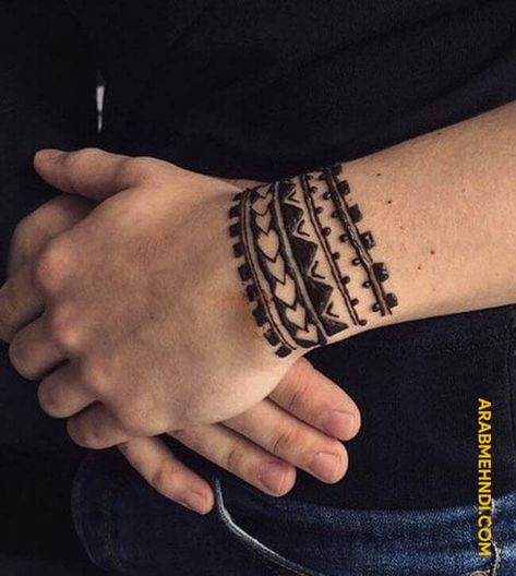 50 Boys Mehndi Design (Henna Design) - October 2019 Mehendi Designs For Men Hands, Henna Designs Men Hand, Henna Design For Men, Mehndi For Boys Hand, Henna For Men Hands, Guy Henna Design, Henna Tattoo Man, Henna For Men Simple, Mens Henna Designs