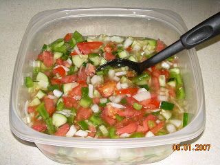 Cucumber Green Pepper Salad, Tomato Green Pepper Onion Salad, Pickled Tomatoes, Bell Pepper Salad, Vinegar Cucumbers, Celery Salad, Zucchini Tomato, Pepper Relish, Fresh Tomato Recipes