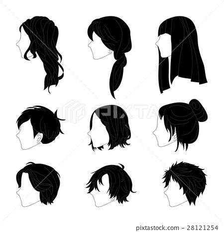 Woman Hair Drawing, Hair Sketches, Short Hair Drawing, Side View Drawing, Anime Hairstyles Male, Small Drawing Room Interior Design, Small Drawing Room Interior, Girl Hair Drawing, Small Drawing Room