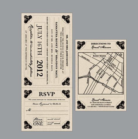 Victorian Train, Vintage Train Ticket, Train Ticket Invitations, Flourish Border, Wedding Invitations Vintage, Ticket Wedding Invitations, Wedding Day Quotes, Rustic Wedding Invitations, Train Ticket