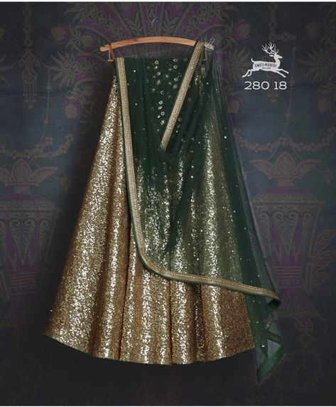 Dark Green Lehenga, Green Lehenga Choli, Kids Lehenga Choli, Party Wear Lehenga Choli, Bollywood Dress, Bollywood Lehenga, Lengha Choli, Green Lehenga, Indian Wedding Wear