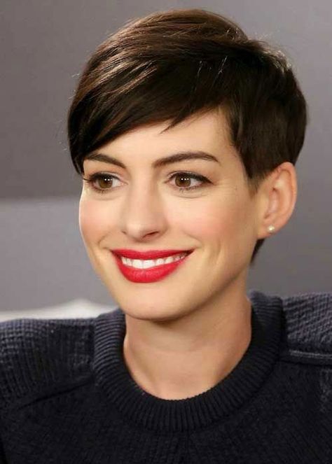 Anne Hathaway Short Hair, 2014 Hair Trends, Haircuts 2014, Sarah Drew, Classic Haircut, Cute Short Haircuts, Oval Face Hairstyles, Short Pixie Haircuts, Short Haircut