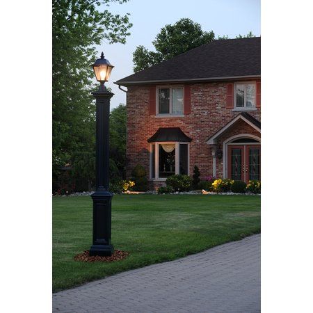 Outdoor Lamp Posts, Lamp Posts, Black Lamp, Lamp Post Lights, Post Lighting, New England Style, Rock Island, Solar Lamp, Residential Lighting