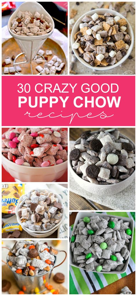 Best Puppy Chow Recipe, Puppy Chow Snack, Puppy Chow Chex Mix Recipe, Chex Mix Puppy Chow, Bake Sale Treats, Muddy Buddies Recipe, Puppy Chow Recipes, Bake Sale Recipes, Chex Mix Recipes