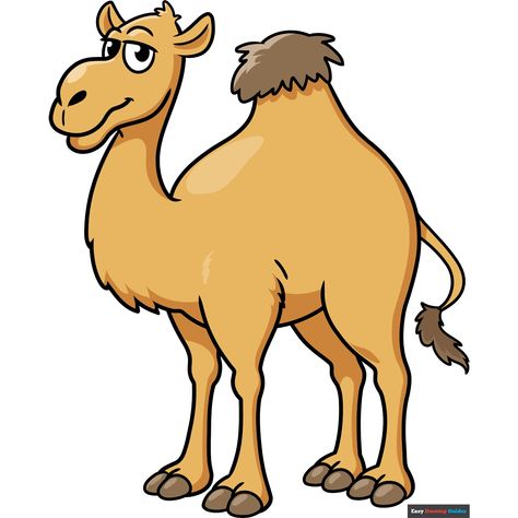 How to Draw a Cartoon Camel Camel Drawing, New Drawing Ideas, White Board Drawings, Easy Drawing Guides, Drawing Steps, Drawing Guides, Easy Drawing Tutorial, New Drawing, Drawing Tutorial Easy