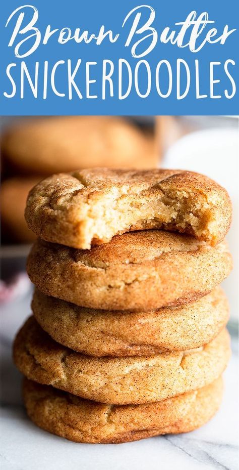 Buttermilk Cookies, Easy Snickerdoodles, Best Snickerdoodle Cookies, Snickerdoodle Cookies Easy, 1 Cookies, Donut Muffins, Snickerdoodle Recipe, Snickerdoodle Cookies, Brownie Desserts