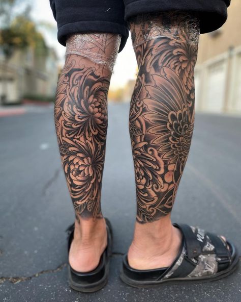 40+ Calf Tattoo Ideas for Men and Women in 2023 Leg Xray, Tattoos Template, Xray Tattoo, Tattoos Calf, Tattoos Letters, Calf Sleeve Tattoo, Tattoo Calf, Tattoos Lion, Tattoos Male