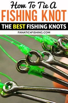 Easy Fishing Knots, Different Knots, Fishing Knots Tutorials, Diy Fishing Gear, Best Fishing Knot, Fishing Line Knots, Fly Fishing Knots, Fishing Hook Knots, Crappie Fishing Tips