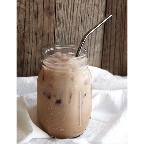 Coffee In Mason Jars Aesthetic, Metal Straws Aesthetic, Jackie Sullivan, Straw Photography, Ice Caramel Macchiato, Iced Starbucks Drinks, Straw Bottle, Reusable Straws, Gadgets Kitchen Cooking