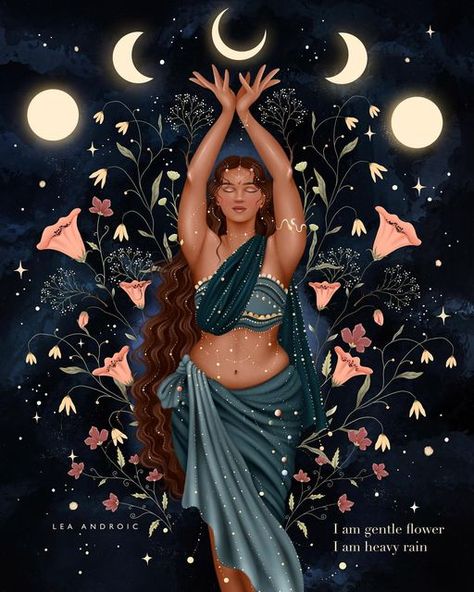 Wild Feminine, Mother Earth Art, Sacred Woman, Power Art, Yoga Illustration, Divine Feminine Spirituality, Yoga Pictures, Spiritual Artwork, Illustration Quotes