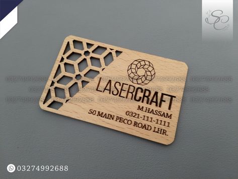 🔹Premium Wooden Wallet Card (Custom)🔹 ✨ Our wallet cards come in two high-quality materials: Acrylic or Stainless Steel ✨ ATM-sized card (2mm) thick ✨ Custom: You can add your image, message or anything you want to add ✨ Your image and message are long-lasting Place an inquiry: 📱WhatsApp: 0327 4992688 📍Lahore, Pakistan Delivery all over Pakistan🚚 #wood #woodworking #wooddesign #laser #Laser #engraving #laserengraving #personalisedgifts #customized #customizable #souvenir #creation #gifts #... Visit Cart, Laser Cut Business Cards, Laser Engraved Business Cards, Company Business Cards, Name Plate Design, Visiting Card Design, Engraving Ideas, Visiting Card, Laser Ideas